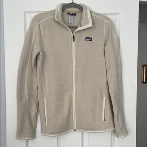Patagonia Off-White Zip-Up Fleece
